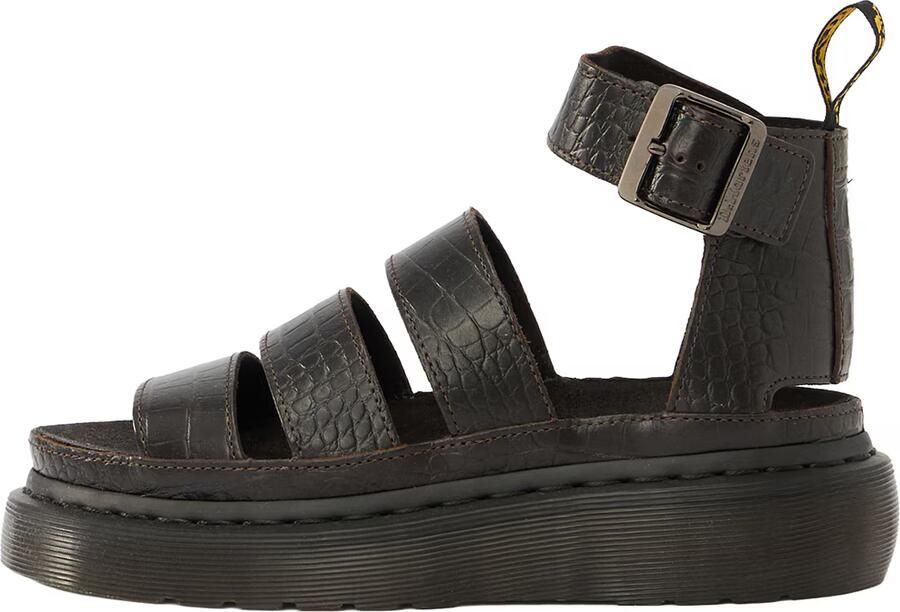 Dr. Martens Sandalen met riem 'Clarissa Quad 3' donkerbruin
