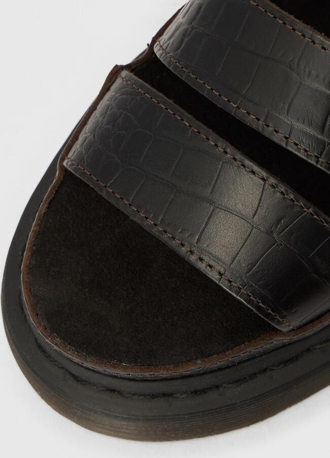 Dr. Martens Sandalen met riem 'Clarissa Quad 3' donkerbruin - Foto 5