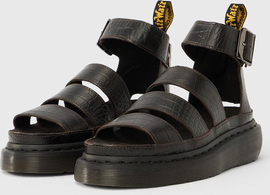 Dr. Martens Sandalen met riem 'Clarissa Quad 3' donkerbruin - Foto 4