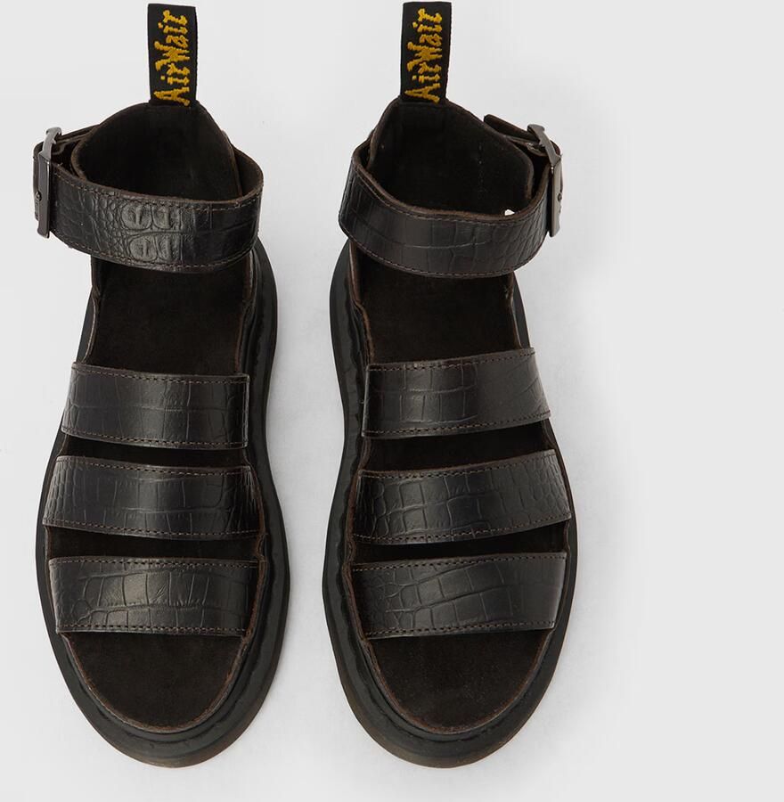 Dr. Martens Sandalen met riem 'Clarissa Quad 3' donkerbruin - Foto 2