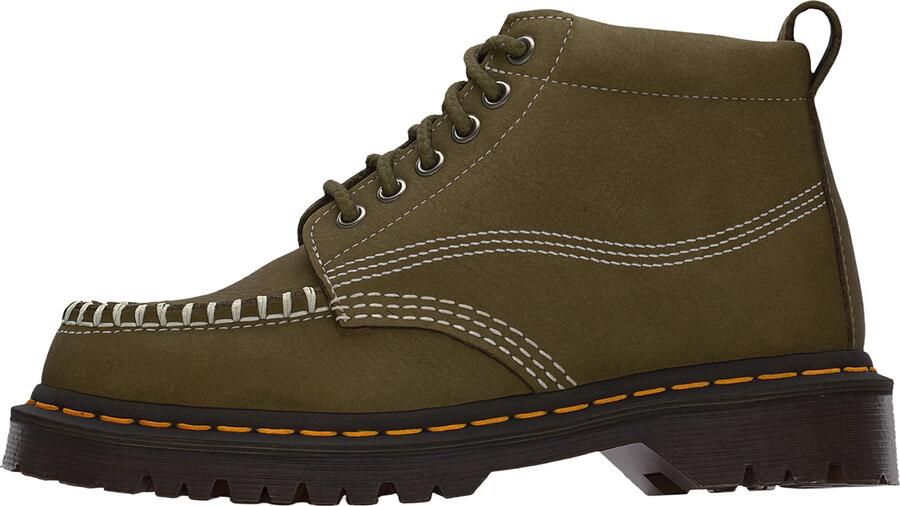 Dr. Martens Veterboots 'Lowell' pueblo olijfgroen