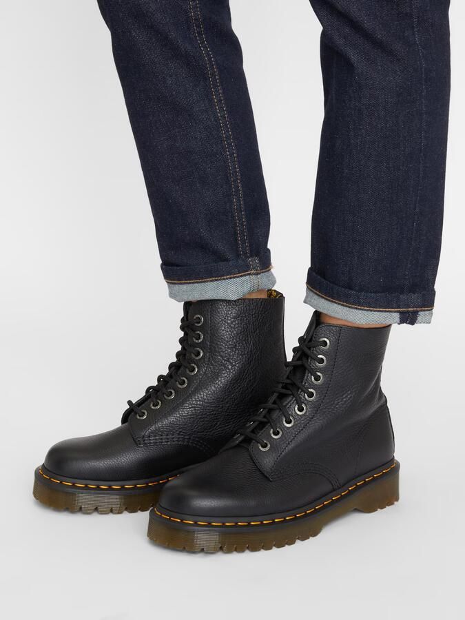 Dr. Martens 1460~PASCAL~BEX~BLACK~PISA~~~~ Hoge sneakers Hoge sneakers veterschoenen sneakersVrije tijd half-hoogHalf-hoge schoenen veterschoen sneakers Veterboots Zwart - Foto 6