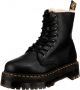 Dr. Martens 1490 BLACK VIRGINIA Hoge sneakersHoge sneakersVeterbootsDames veterschoenenDames sneakersVrije tijd half-hoogHalf-hoge schoenenHeren veterschoenHeren sneakers Zwart - Thumbnail 7