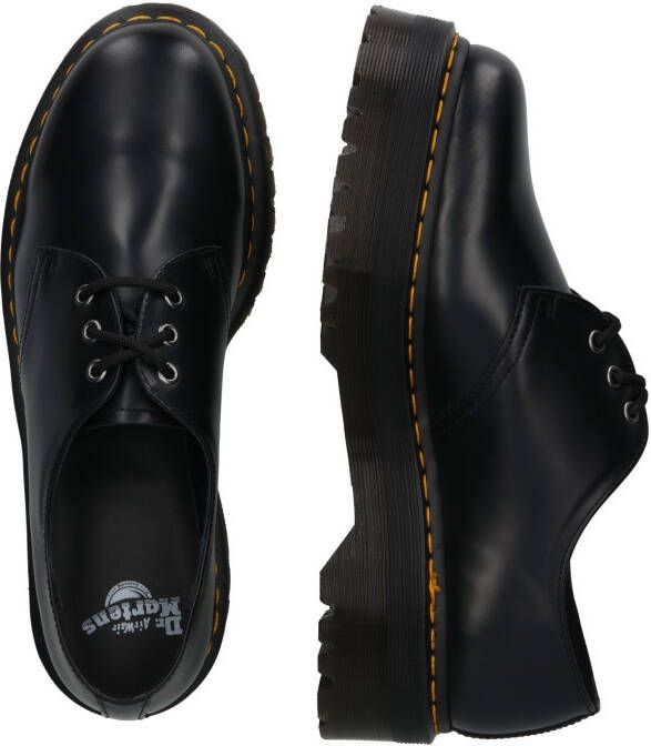 Dr. Martens Dr Martens 1461 Quad 3-eye Polished Smooth Schoenen Zwart Man - Foto 4