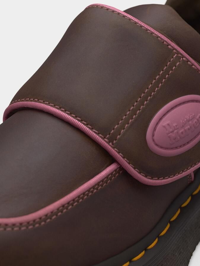 Dr. Martens Veterschoen 'Buzz' donkerbruin pitaja roze - Foto 2