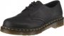 Dr. Martens 1461 Veterschoen plat Zwart;Zwarte Black Virginia - Thumbnail 1