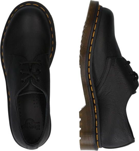 Dr. Martens Iconische 1461 platte schoenen in zacht Virginia leer Black - Foto 10