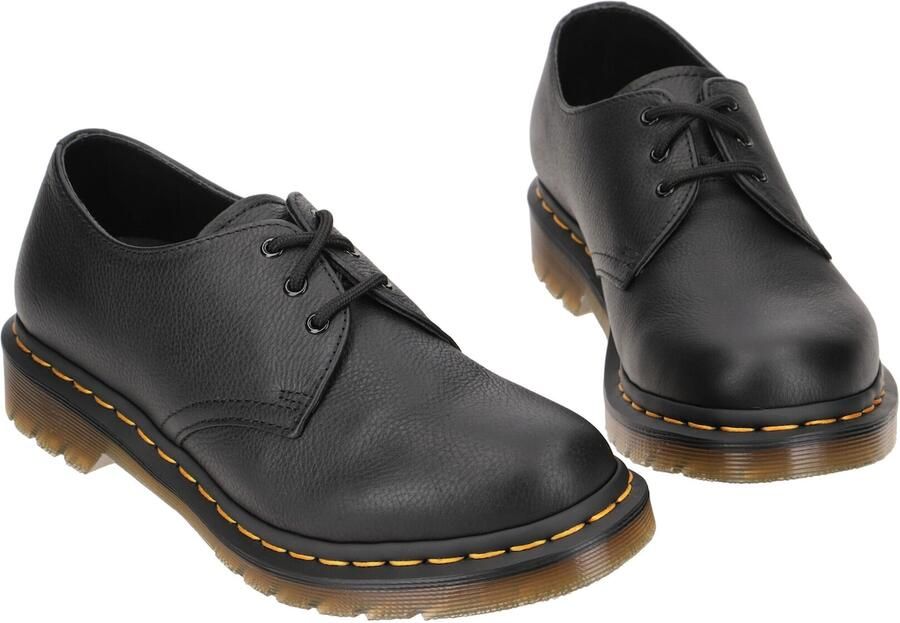 Dr. Martens 1461 Veterschoen plat Dames Zwart;Zwarte Black Virginia - Foto 5