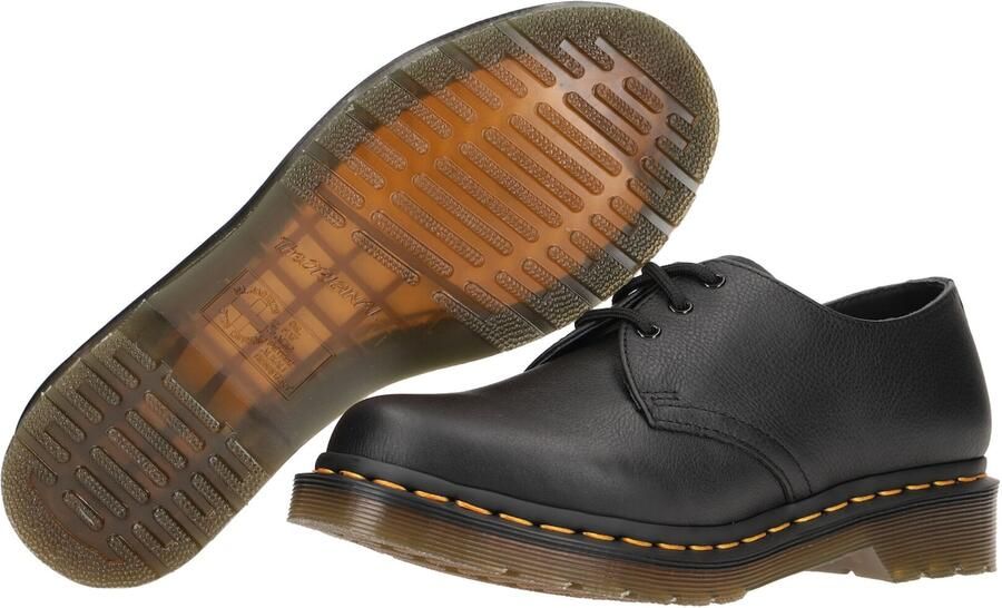 Dr. Martens 1461 Veterschoen plat Dames Zwart;Zwarte Black Virginia - Foto 7