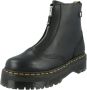 Dr. Martens Zwarte Plateauboots met Rits Gratis Verzending Zwart Dames - Thumbnail 4