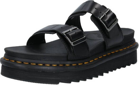 Dr Martens Myles Brando Buckle Slide Sandals Dr. Martens Zwart Heren - Foto 4
