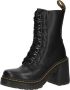 Dr. Martens Zwarte dameslaarzen met middelhoge hak en veters Zwart Dames - Thumbnail 4