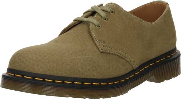 Dr. Martens 1461 Tumbled Nubuck + EH Suede Vrijetijdsschoenen olijfgroen - Foto 2