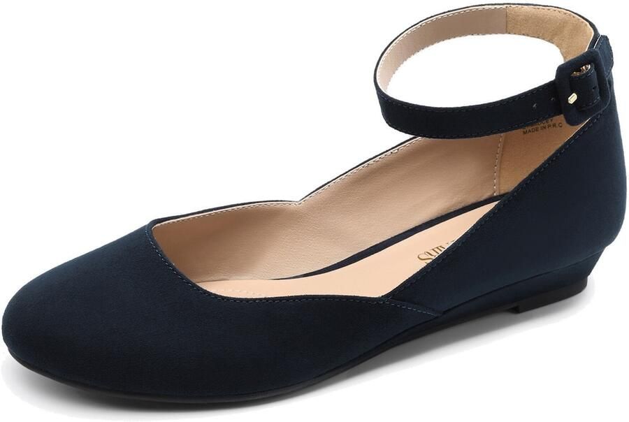 Dream Pairs Ballerina ' Ballerinas Damen Flache Schuhe Damen' navy - Foto 2
