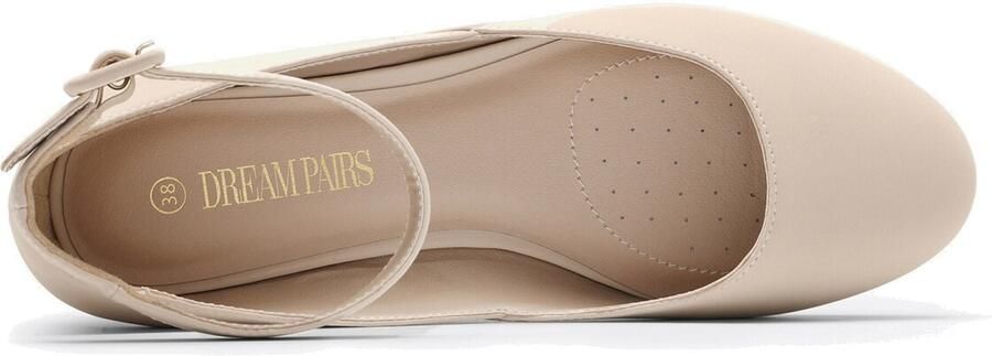 Dream Pairs Ballerina ' Ballerinas Damen Flache Schuhe Damen' nude - Foto 5