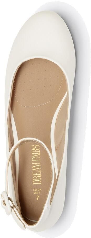 Dream Pairs Ballerina ' Ballerinas Damen Flache Schuhe Damen' wit - Foto 3