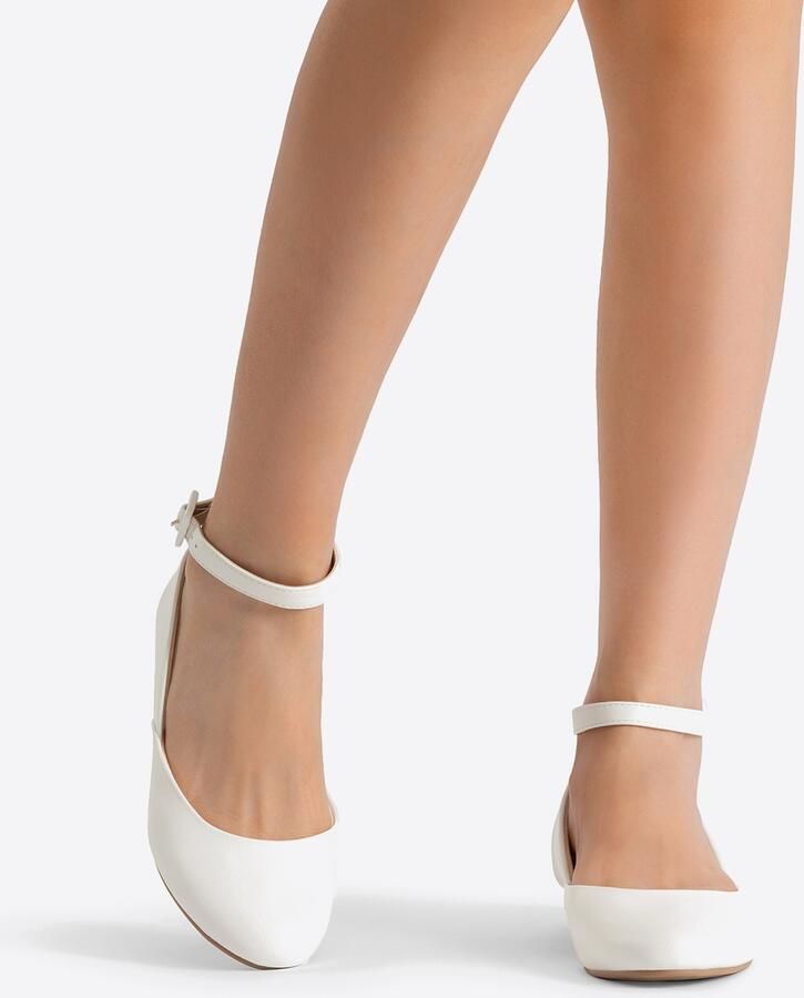 Dream Pairs Ballerina ' Ballerinas Damen Flache Schuhe Damen' wit - Foto 4