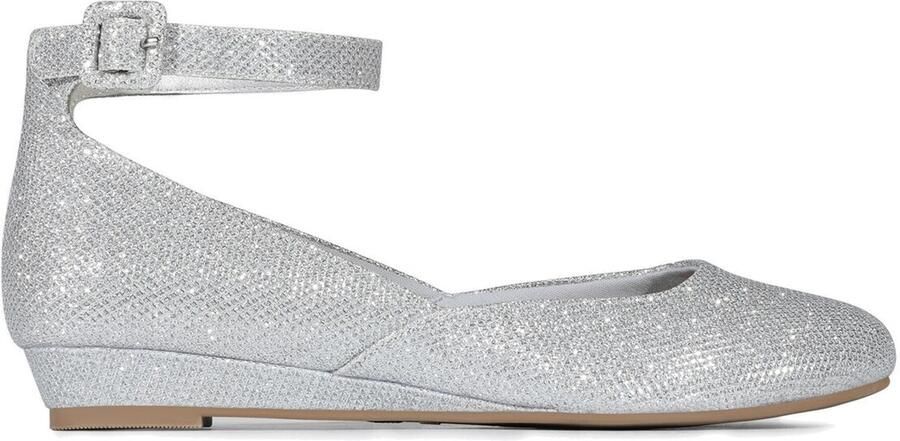 Dream Pairs Ballerina ' Ballerinas Damen Flache Schuhe Damen' zilver