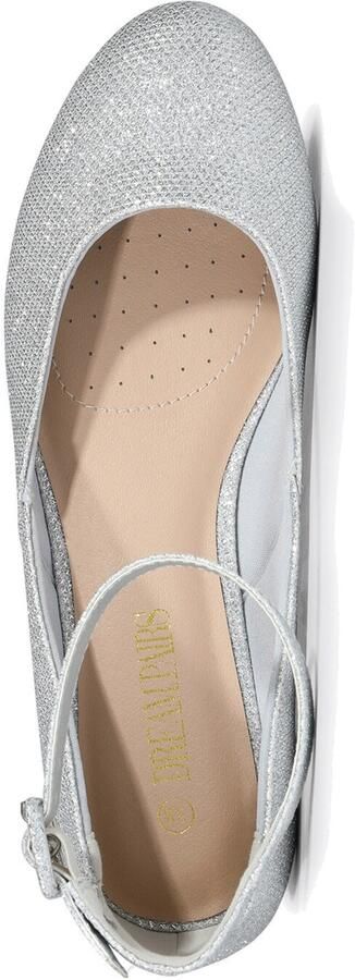 Dream Pairs Ballerina ' Ballerinas Damen Flache Schuhe Damen' zilver - Foto 3