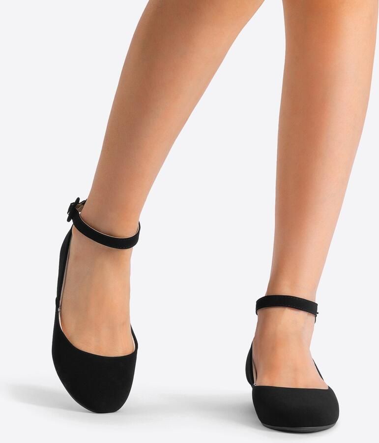 Dream Pairs Ballerina ' Ballerinas Damen Flache Schuhe Damen' zwart gemêleerd - Foto 2
