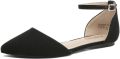 Dream Pairs Ballerina met riempjes ' Ballerinas Damen Flache Schuhe' zwart - Zwart