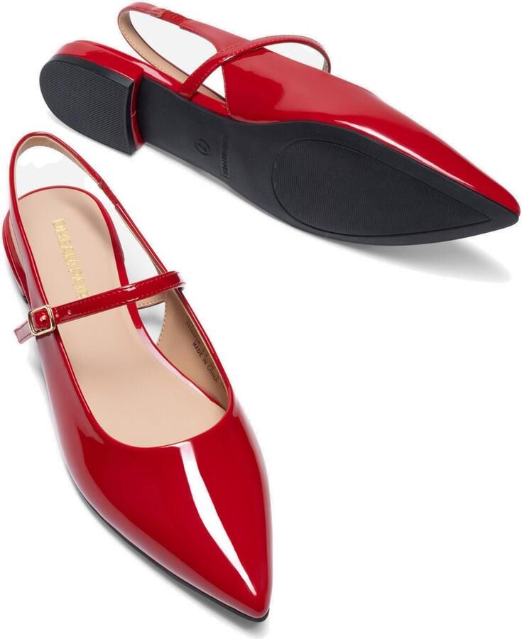 Dream Pairs Ballerina rood - Foto 3