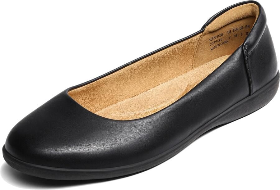 Dream Pairs Ballerina zwart