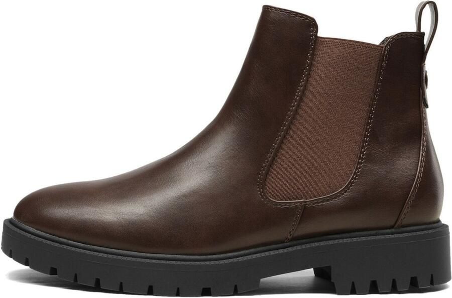 Dream Pairs Boots ' Damen Chelsea Boots Klassische Stiefeletten' bruin - Foto 4