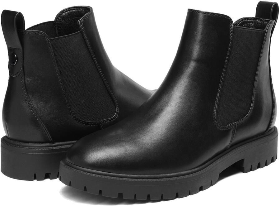 Dream Pairs Boots ' Damen Chelsea Boots Klassische Stiefeletten' zwart - Foto 4