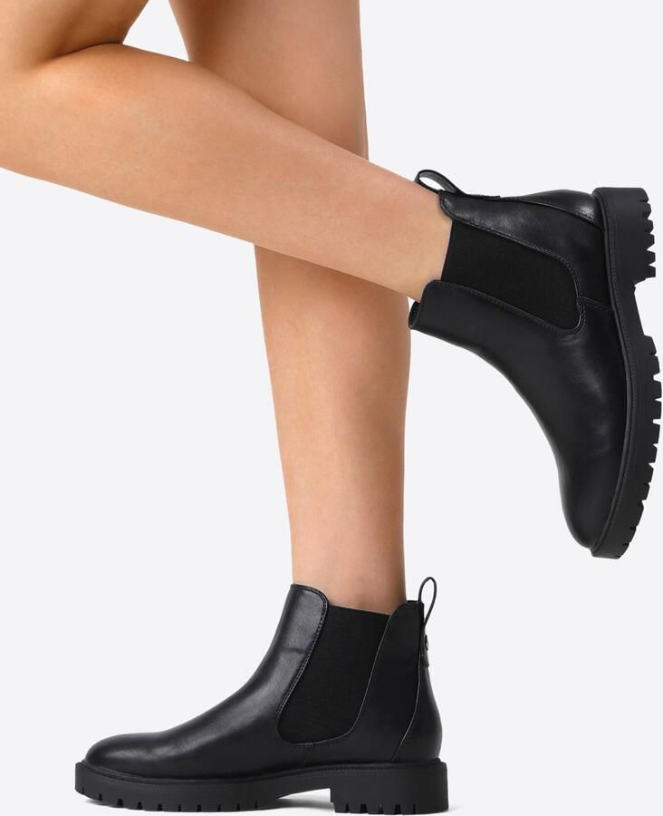 Dream Pairs Boots ' Damen Chelsea Boots Klassische Stiefeletten' zwart - Foto 3