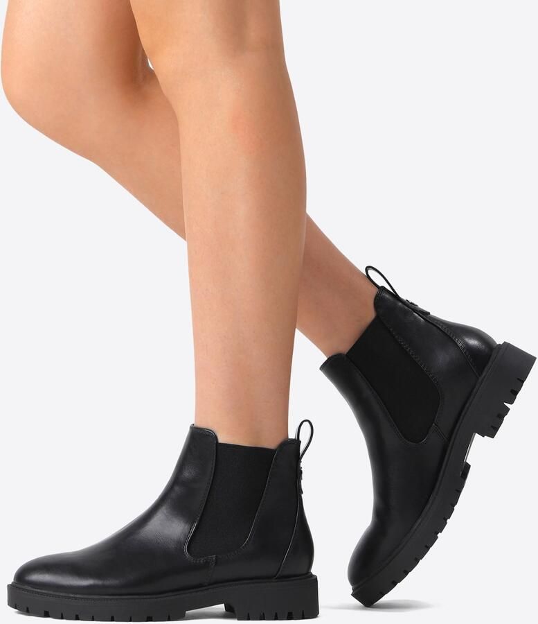 Dream Pairs Boots ' Damen Chelsea Boots Klassische Stiefeletten' zwart - Foto 2