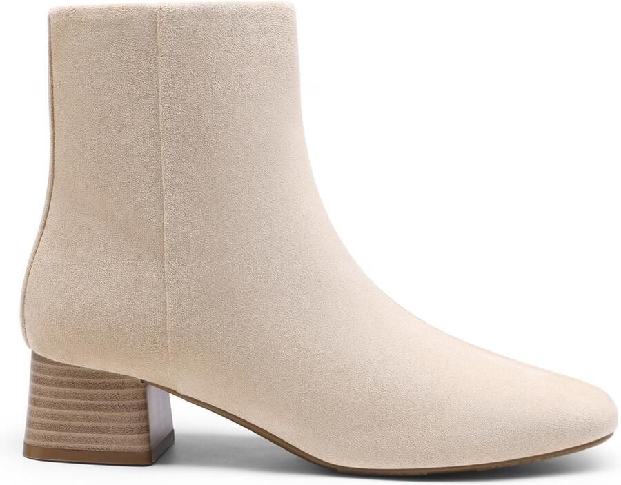 Dream Pairs Boots ' Damen Stiefel Stiefeletten' beige - Foto 4