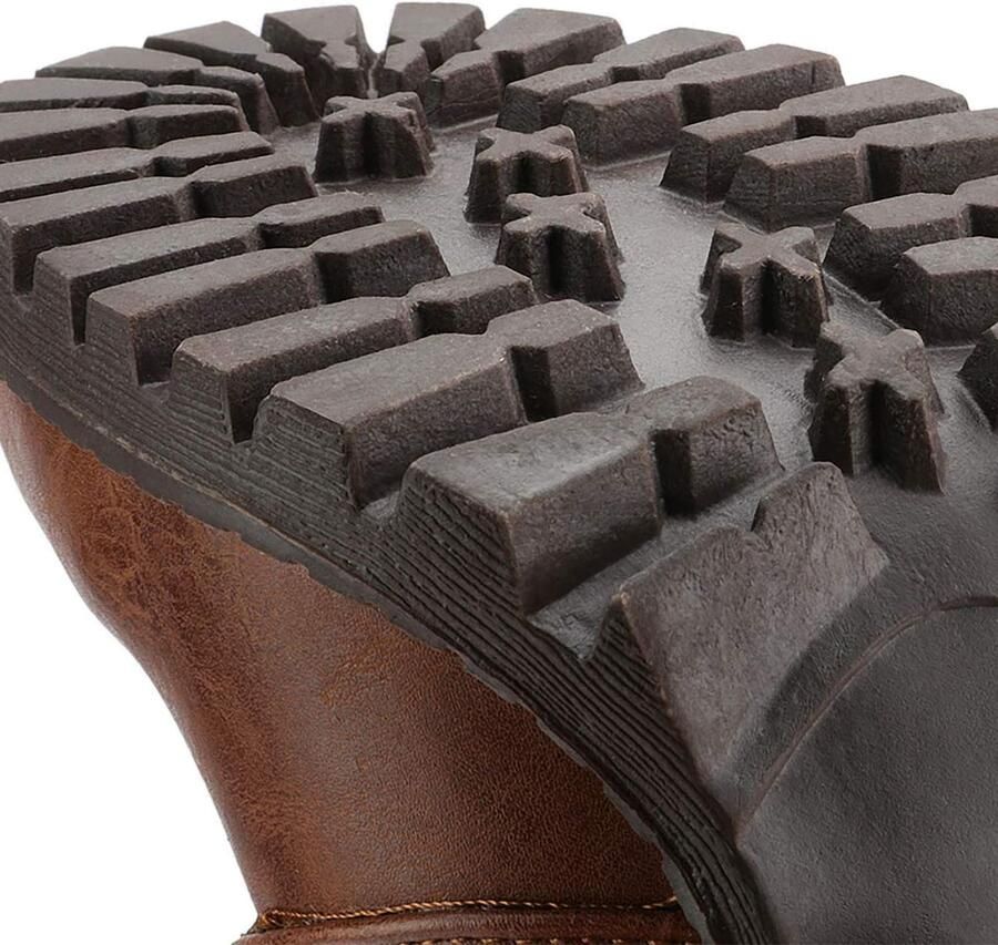 Dream Pairs Boots ' Damen Stiefel Stiefeletten' bruin - Foto 2