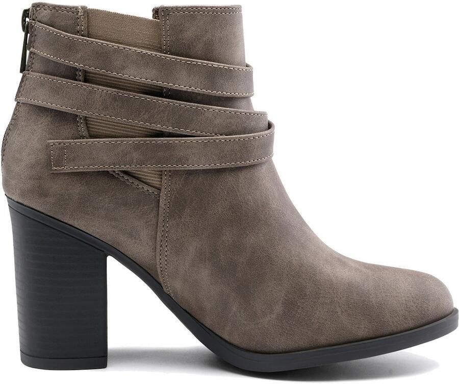 Dream Pairs Boots ' Damen Stiefel Stiefeletten' taupe
