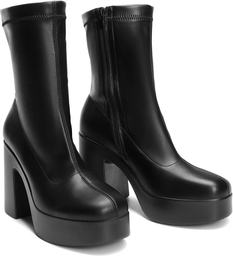 Dream Pairs Boots ' Damen Stiefel Stiefeletten' zwart - Foto 2
