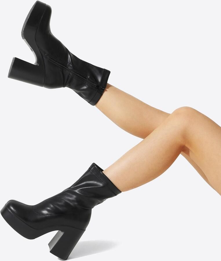 Dream Pairs Boots ' Damen Stiefel Stiefeletten' zwart - Foto 4