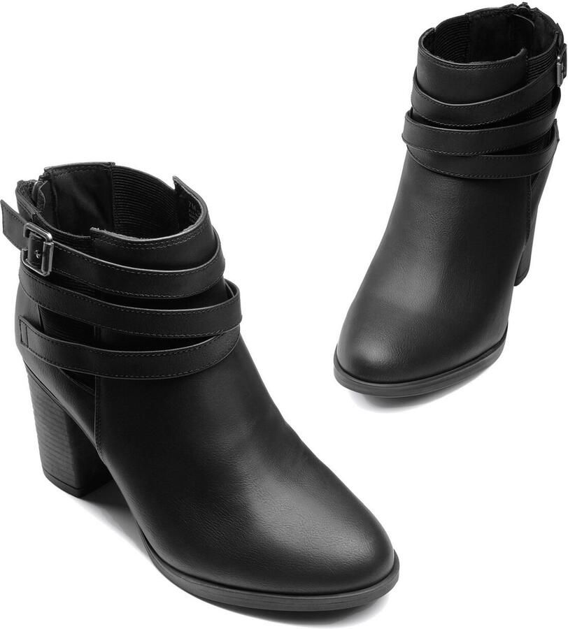 Dream Pairs Boots ' Damen Stiefel Stiefeletten' zwart - Foto 2
