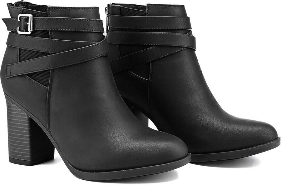 Dream Pairs Boots ' Damen Stiefel Stiefeletten' zwart - Foto 4