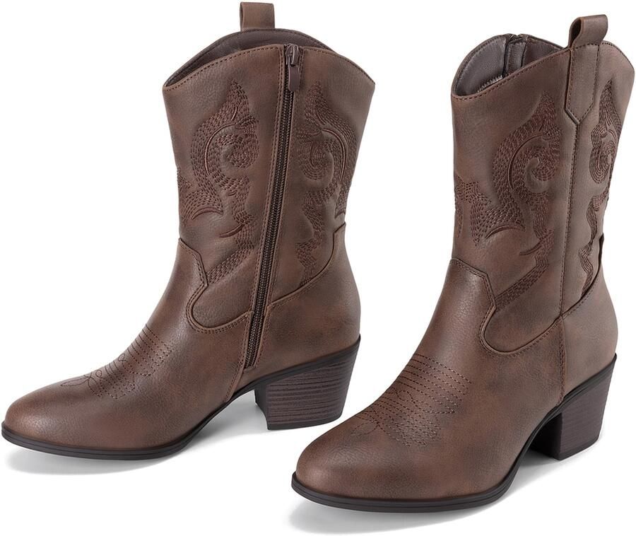 Dream Pairs Boots ' Klassische stiefel für Damen' bruin - Foto 2