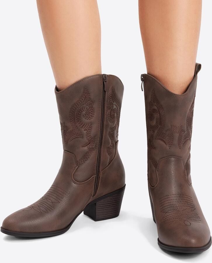 Dream Pairs Boots ' Klassische stiefel für Damen' bruin - Foto 4
