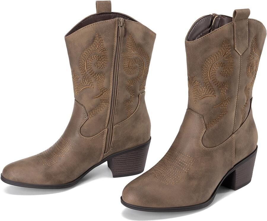 Dream Pairs Boots ' Klassische stiefel für Damen' camel - Foto 3