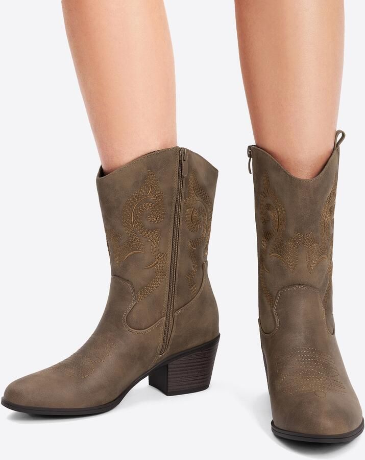 Dream Pairs Boots ' Klassische stiefel für Damen' camel - Foto 4