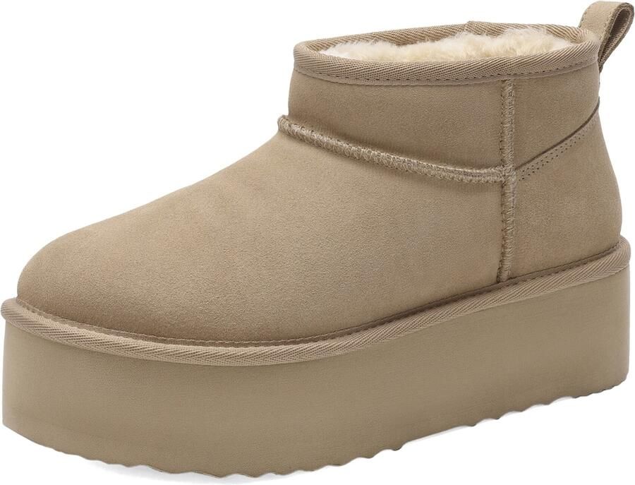 Dream Pairs Boots ' Klassische stiefel für Damen' offwhite