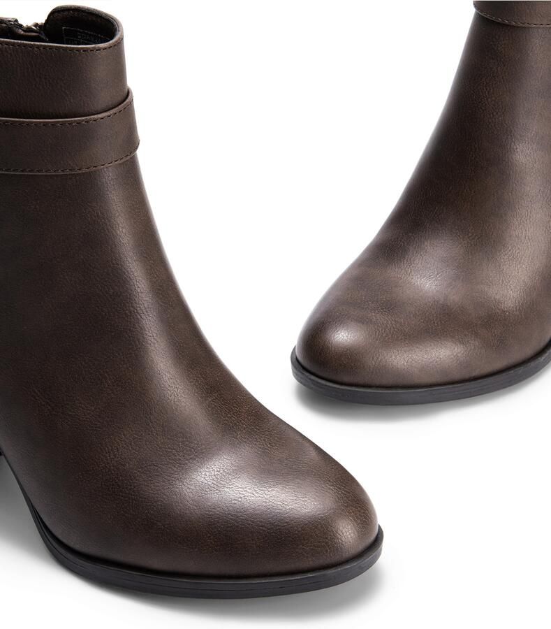 Dream Pairs Enkellaarsje bruin - Foto 4