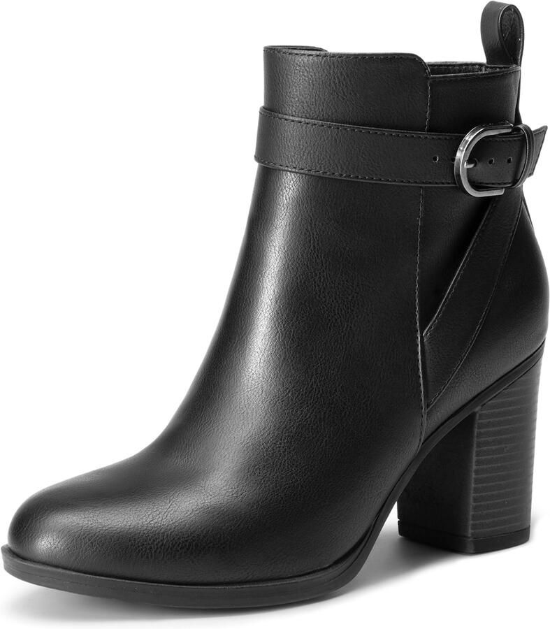 Dream Pairs Enkellaarsje zwart
