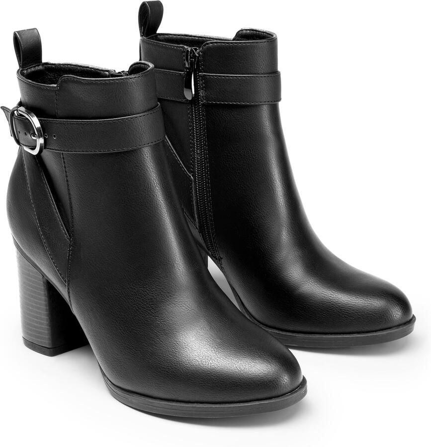 Dream Pairs Enkellaarsje zwart - Foto 2