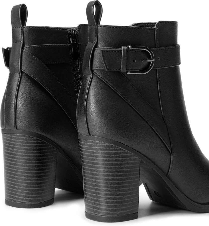 Dream Pairs Enkellaarsje zwart - Foto 4