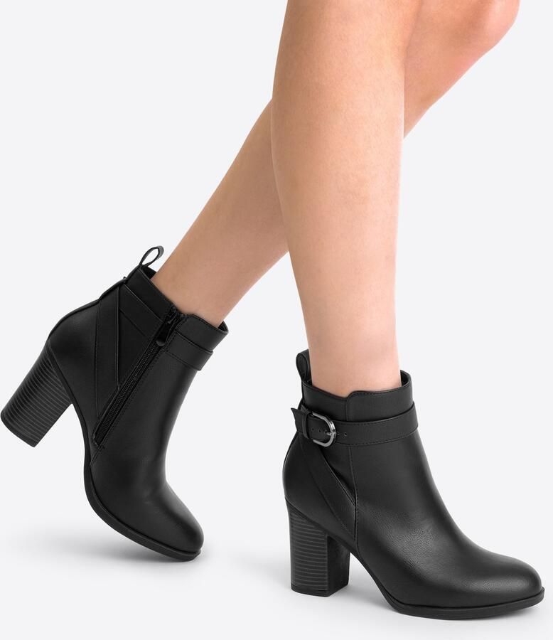 Dream Pairs Enkellaarsje zwart - Foto 6