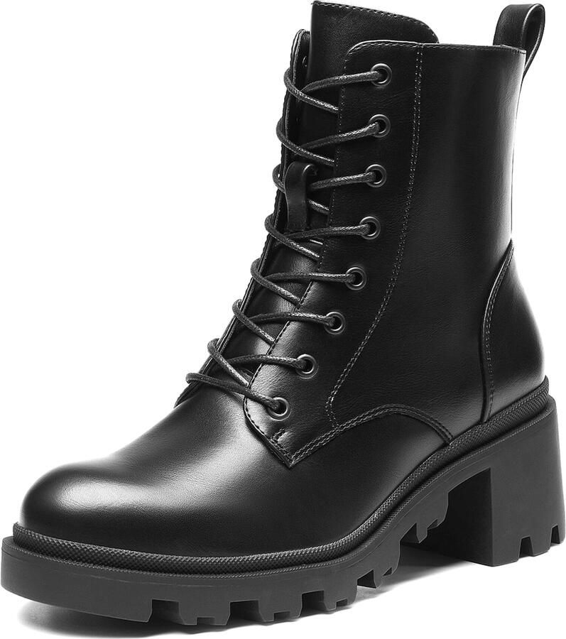Dream Pairs Enkellaarsje zwart