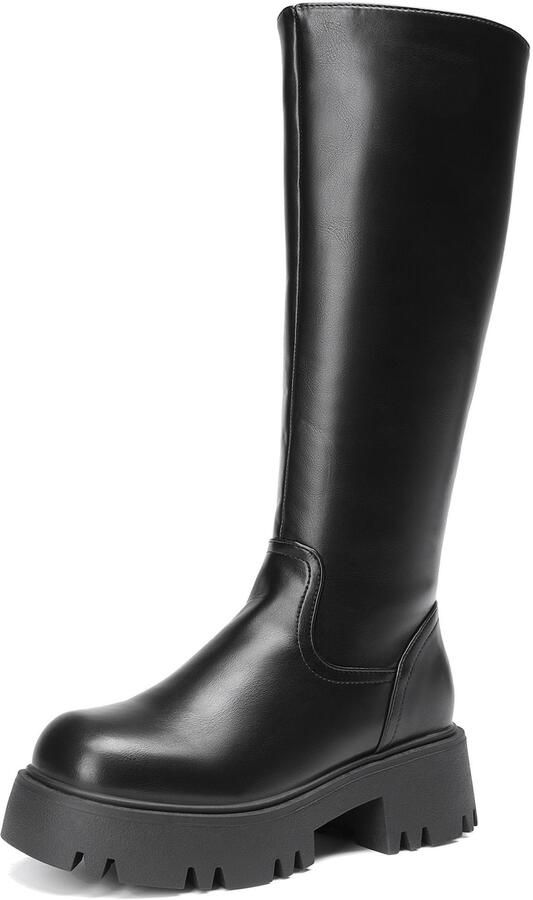 Dream Pairs Laarzen zwart